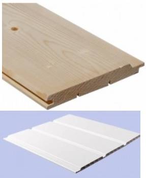 Ou trouvez des lames de lambris de bardage en bois ou en PVC blanc ou anthracite vers St Jeans en Royans.